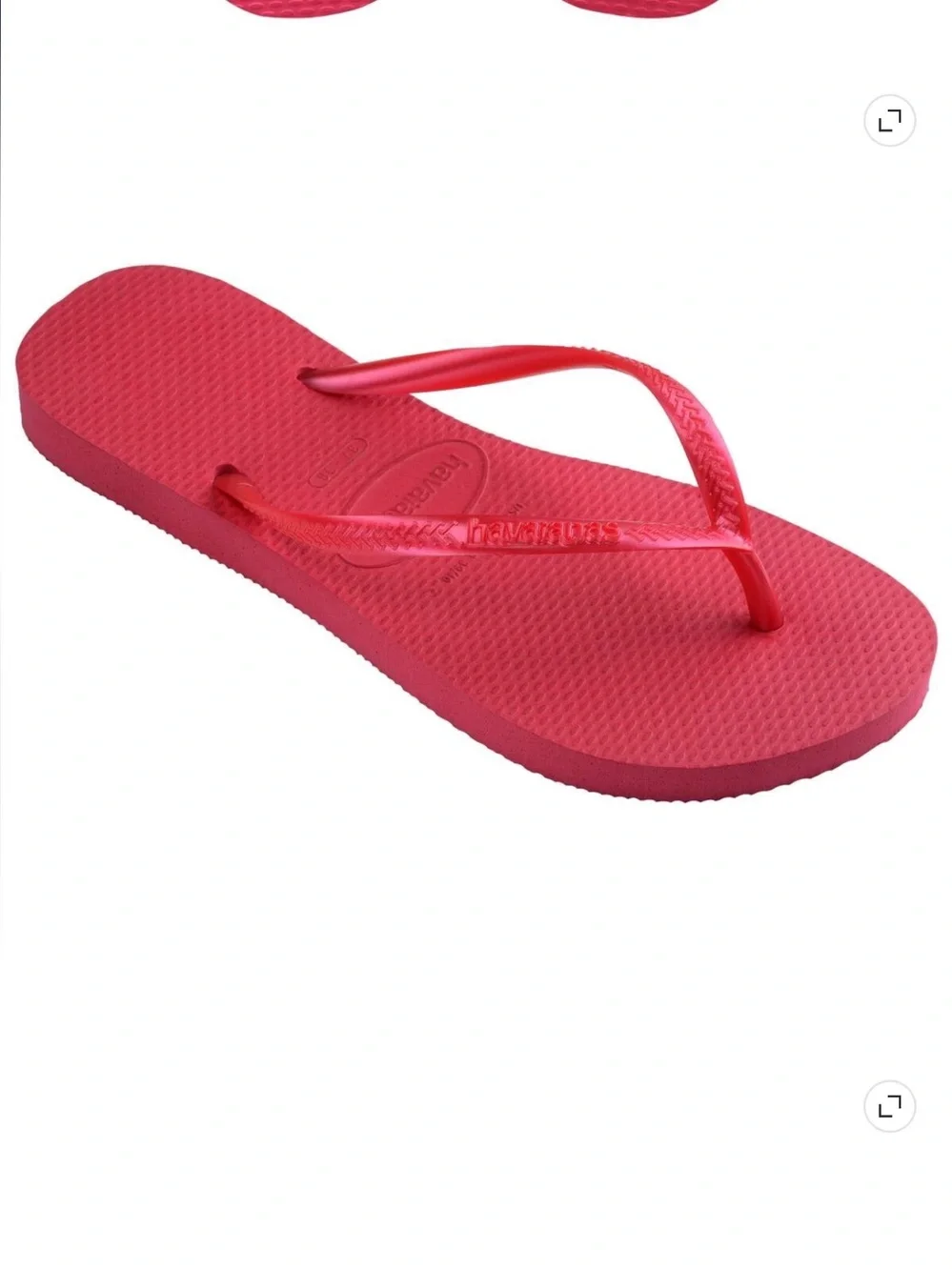 Havaianas Pink Fever Slim Strap Flip Flops